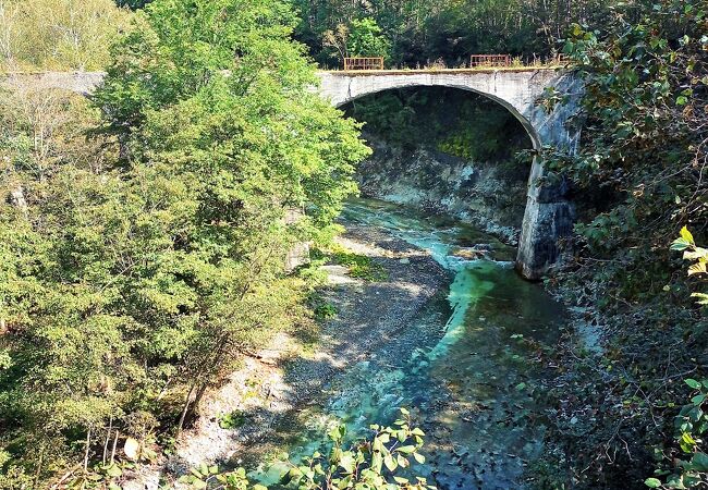 糠平温泉郷に向かう途中に見学　第五音更川橋梁