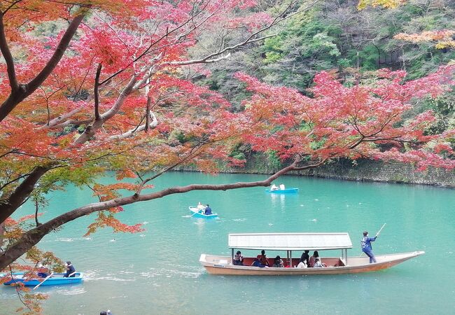 嵐山の屋形船