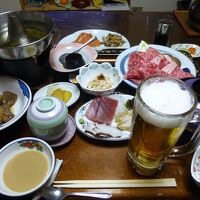 お夕飯（上州牛しゃぶしゃぶ）