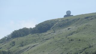 気象レーダーが設置されています