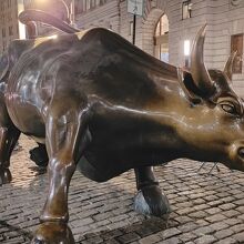 チャージングブル　置物　中国語　NY市場　ウォール街証券取引所　幸運と富　縁起物 チャージングブル 置物 中国語 NY市場 ウォール街証券取引所 幸運と富