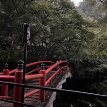 夕方の河鹿橋