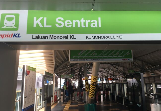 モノレール駅だけは別の場所