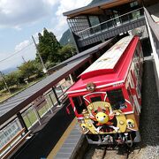 新しくなった駅舎(南阿蘇鉄道)