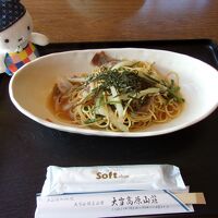 スタッフさんおススメの山菜スパゲティ(900円)