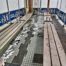 湯の川温泉足湯 湯巡り舞台