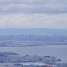 虹の駅から大阪湾が見渡せます