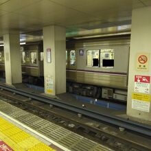 谷町線の天王寺駅。