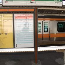 JR中央線快速 高円寺駅