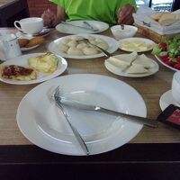 朝食は変化に富んで毎日楽しみでした。