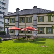 異国情緒溢れる建物も