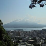 噴煙上げる桜島は圧巻！