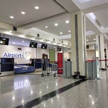 受付カウンターの様子