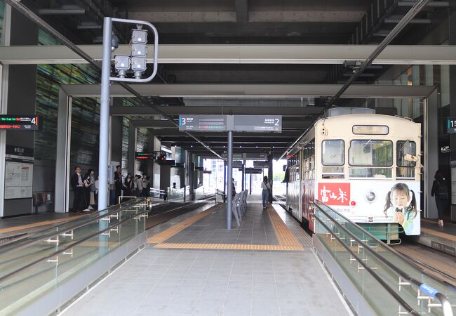 富山駅を抜ける