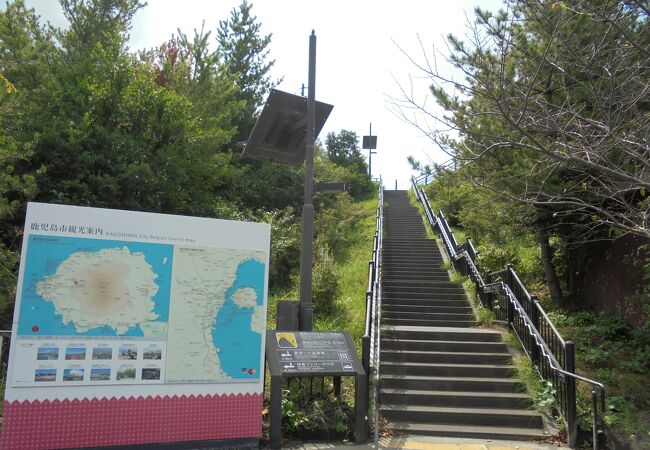 迫力ある火山が眼前に迫る