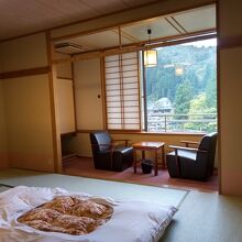 和室A（バス付き）です。