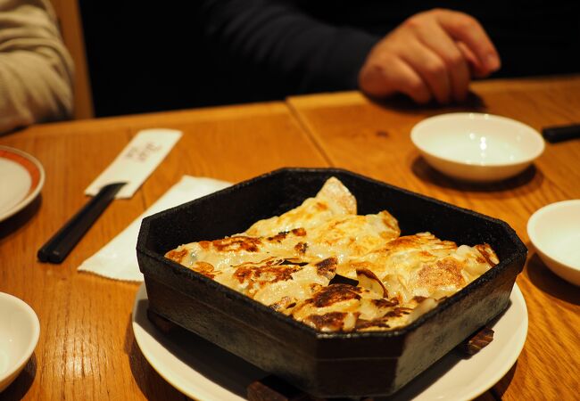 餃子の種類が多くて楽しいです