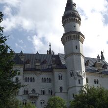 下り道から眺めたお城