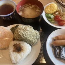 朝ご飯が旨い