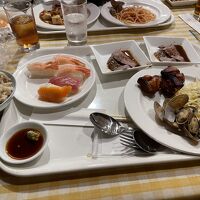 夕食バイキング