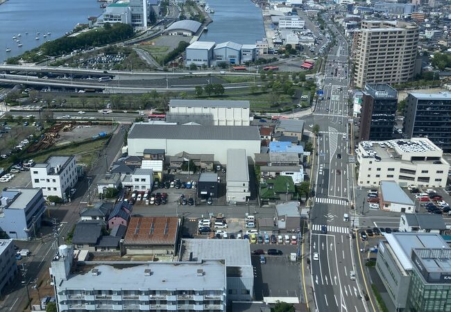 佐渡島まで見える