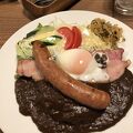 ボリューム満点のカレー