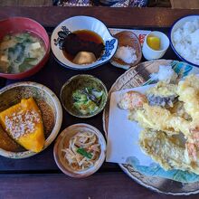 海の天ぷら定食