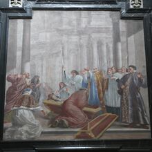 聖カジミエルの 奇跡を描いたフレスコ画