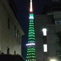 ホテル到着前に東京タワーをパチリ