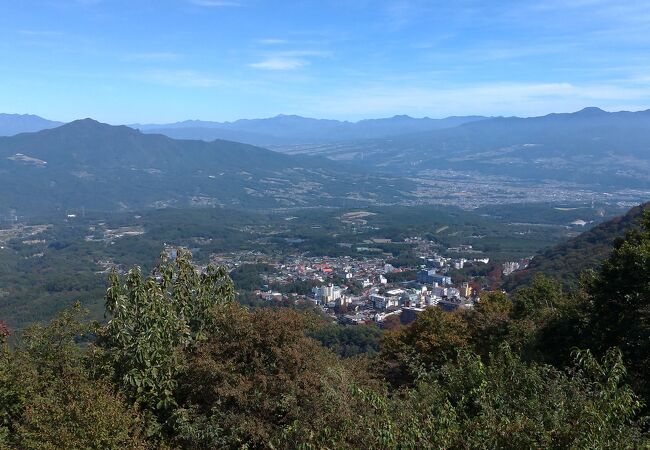 榛名山中腹にある展望台です。絶景！