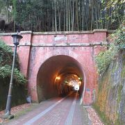レンガ造りのトンネル
