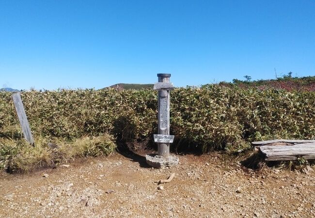 山頂付近の雄大な景色が素晴らしい