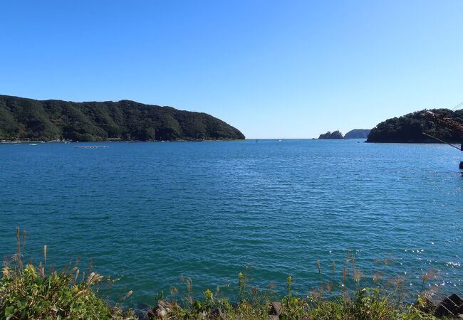 南島地区の海岸