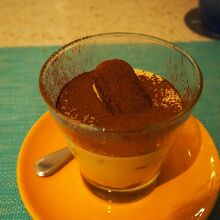 夕食のデザート