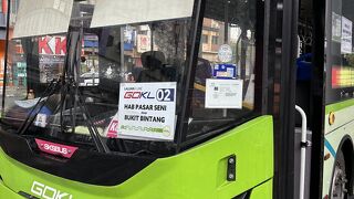 市内循環無料バスが複数ルートで運行