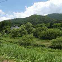 大内宿の周りの山