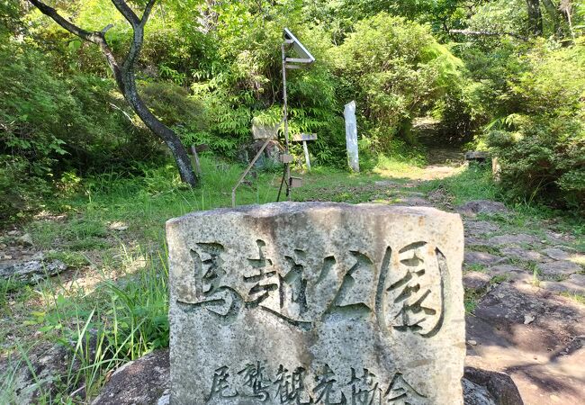 馬越峠の終点