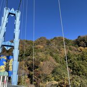 竜神ダムの紅葉を