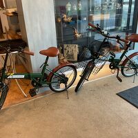 自転車借りられます。