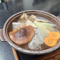 キノコの陶板焼き