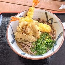 秋限定の海老舞そば