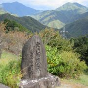 熊野参詣道　小辺路　果無集落の風景