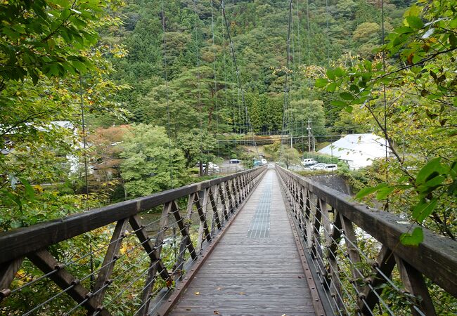 箒川の眺めが美しい