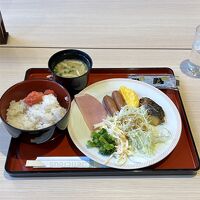 HOTEL AZ粟津の無料朝食バイキング