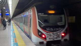 ボスボラス海峡トンネルを通ります