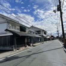 足守の町並み