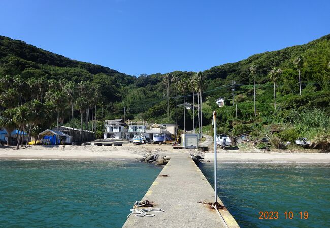 能古島キャンプ村 海水浴場