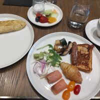 朝食ビュッフェ オムレツはハーフにすれば良かったです