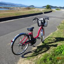 この自転車をレンタルしました。