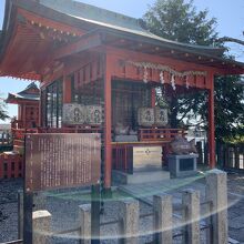 もとは、静子夫人を祀ったお社でした。